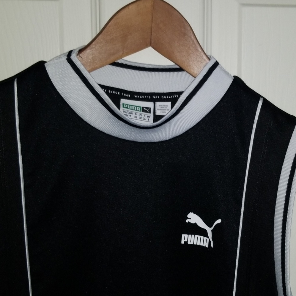 Jersey puma black dress